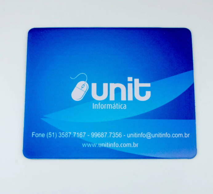 Mouse Pad plano com borda soldada