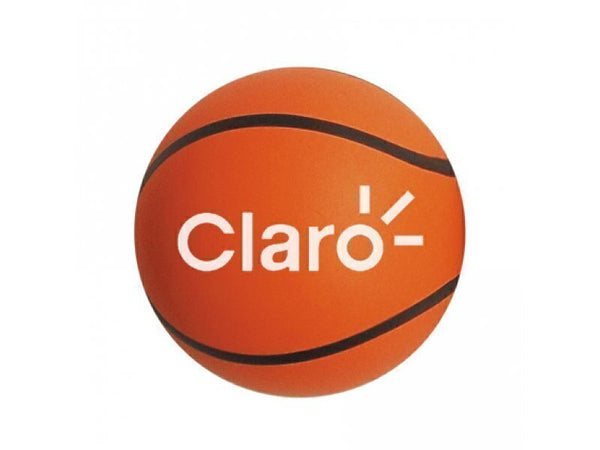 Bolinha Anti Stress vinil oca c/ pintura Basquete