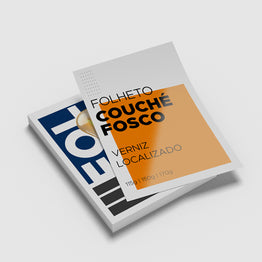 Folhetos (escolha o material)