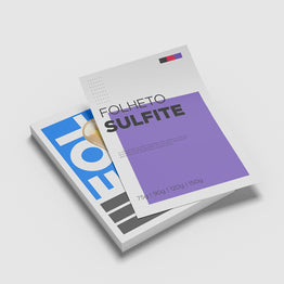 Folhetos (escolha o material)