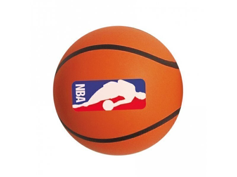 Bolinha Anti Stress vinil oca c/ pintura Basquete