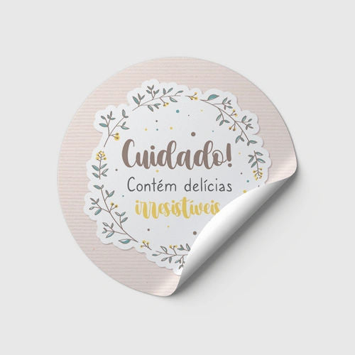 Adesivo Modelo Prontos com Frases