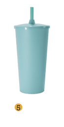 Copo Ecológico com Tampa/ Canudo  Personalizado
