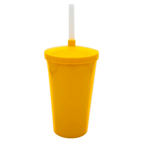 Copo Tampa e Canudo 500ML Personalizado