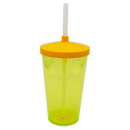 Copo Tampa e Canudo 500ML Personalizado