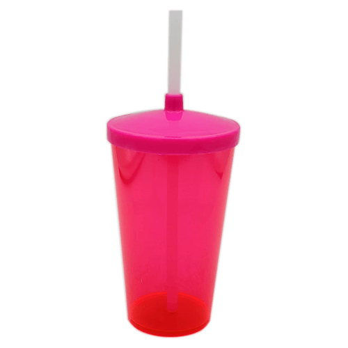 Copo Tampa e Canudo 500ML Personalizado