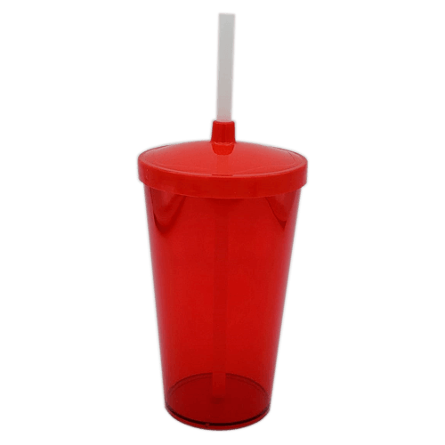 Copo Tampa e Canudo 500ML Personalizado