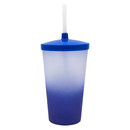 Copo Tampa e Canudo Degradê 500ML Personalizado