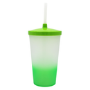 Copo Tampa e Canudo Degradê 500ML Personalizado