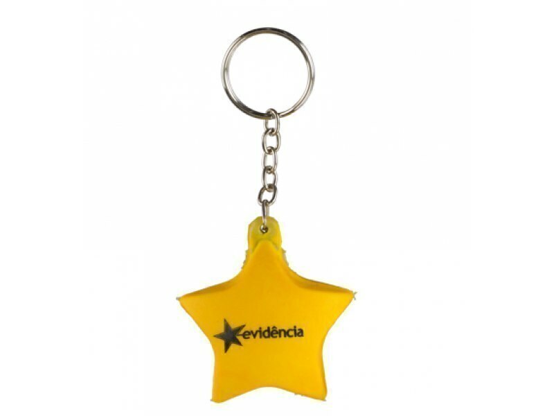 Chaveiro Estrela Vinil oca Personalizado
