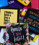 Boton Quadrado 5cm personalizados
