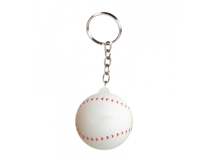 Chaveiro Bola Vinil oca Baseball Personalizado